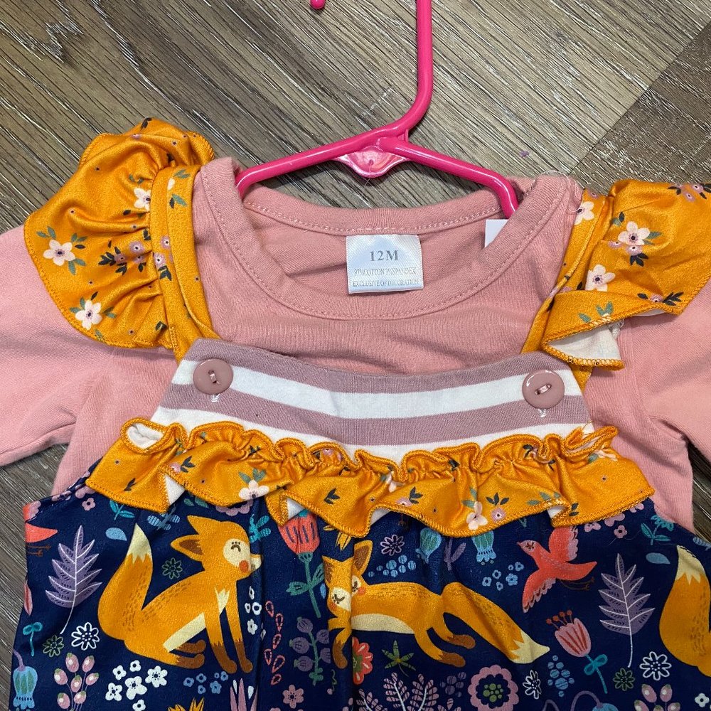 Fox Ruffle Romper - Picture 4 of 4